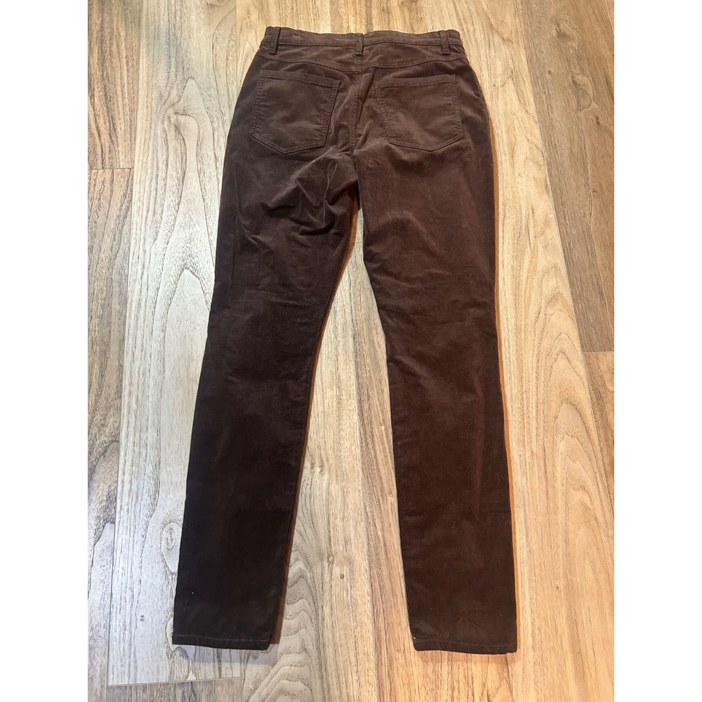 Cabi Button Fly Skinny Corduroy Pants 4319 Ganache Brown Fall 2022 Size 6